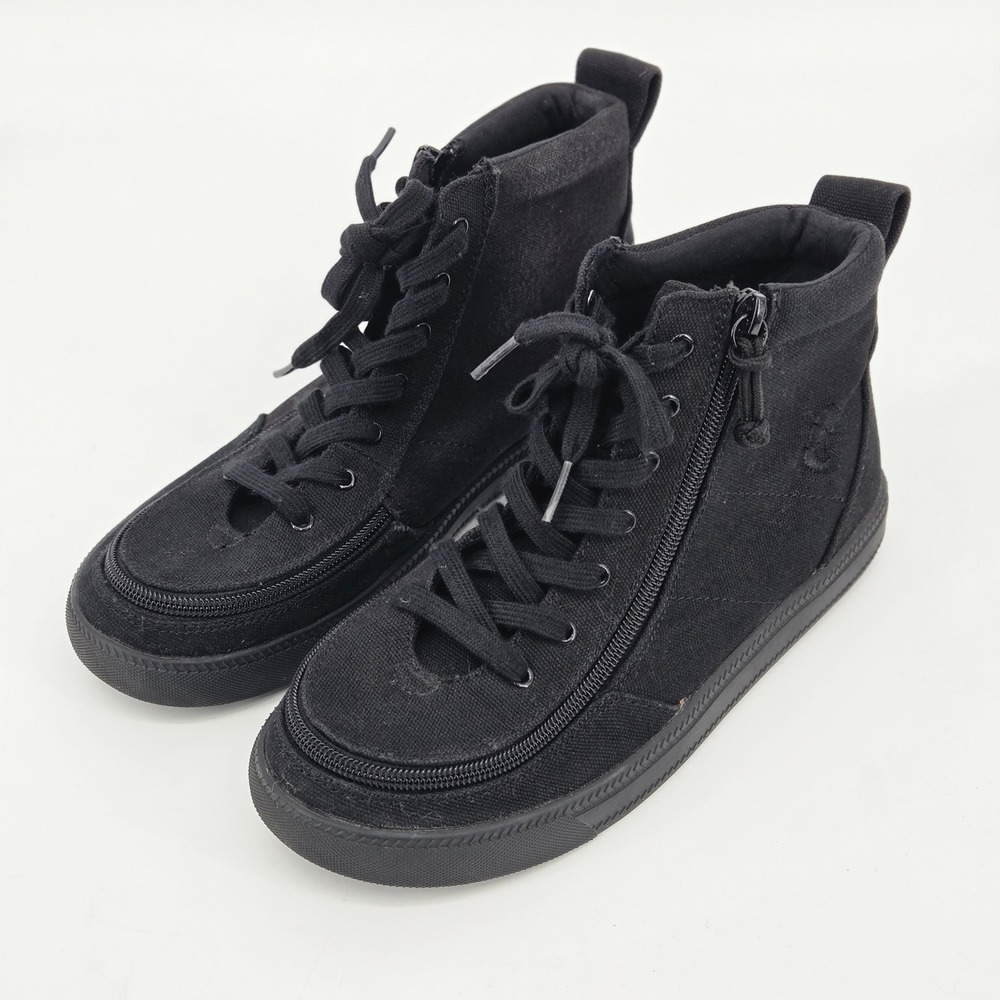 BILLY Footwear Classic Lace High Top Black Sneakers Kids 6 Men 6 Women 8 EUC